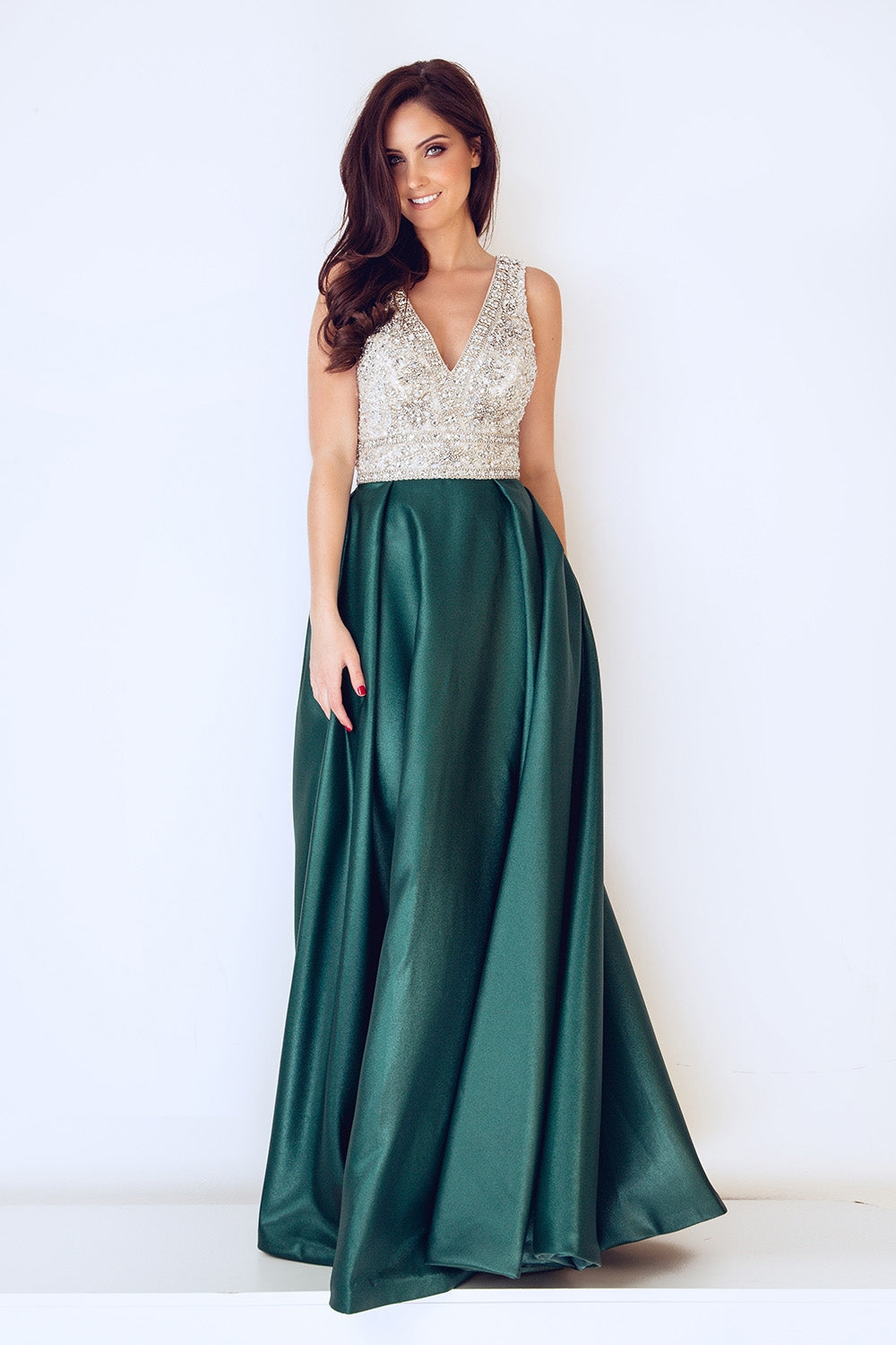 Dynasty 1013223 Prom Dress Dark Green