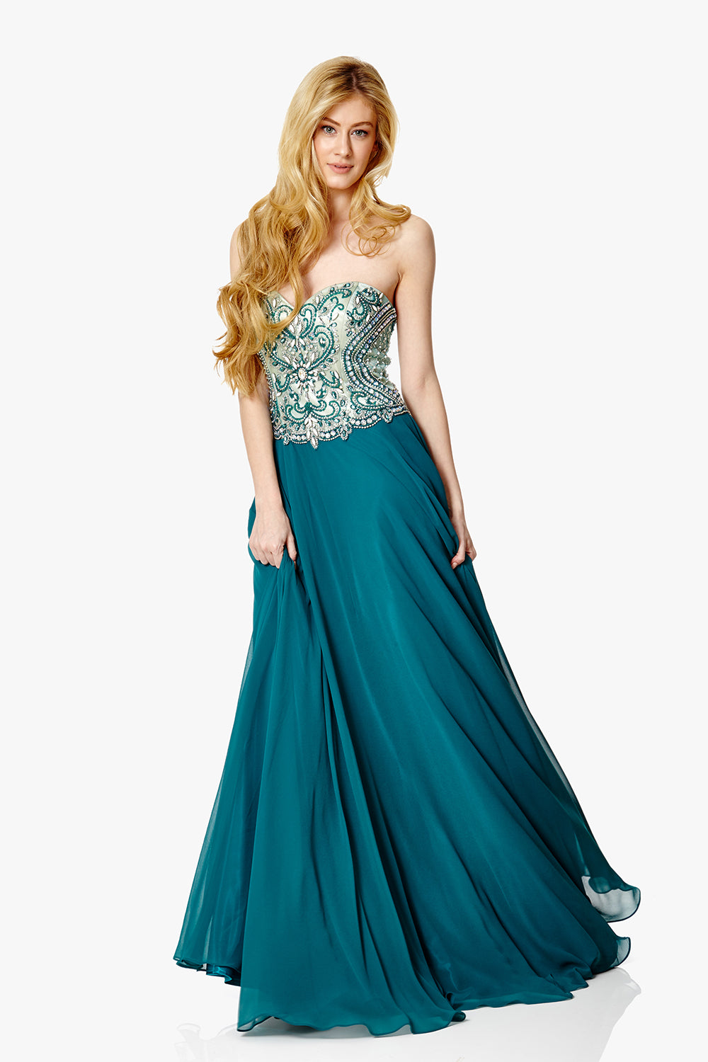 Dynasty 1022909 Prom Dress Emerald