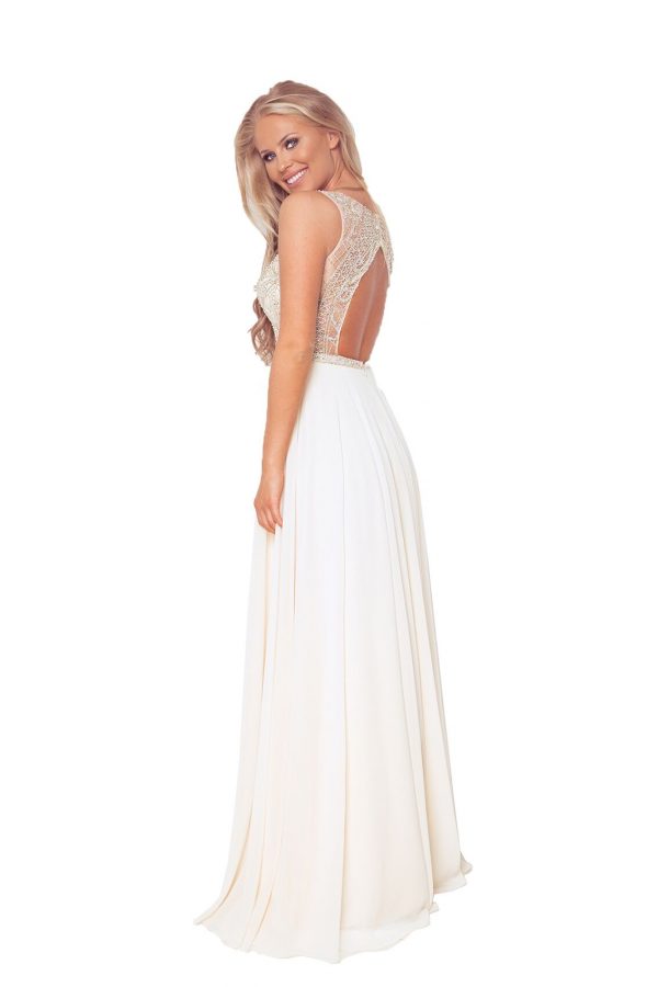 Dynasty 1013026 Prom Dress Cream